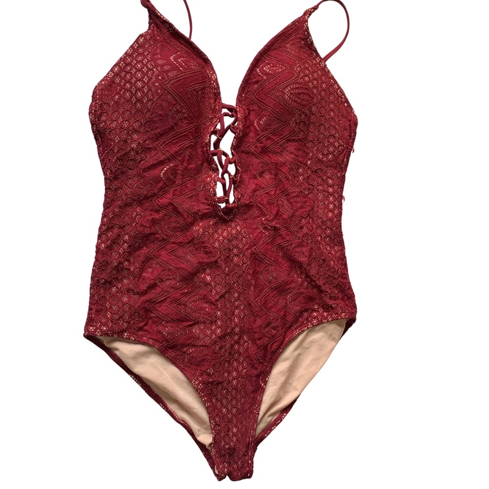 ACX Active One Piece Lace One Piece Swimsuit
